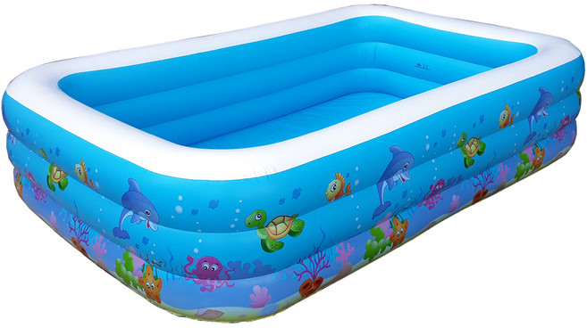 정품[INTIME]인타임 196cm 대형 풀장/야외용/대형물놀이/온가족용, 상세페이지 참조, 1개