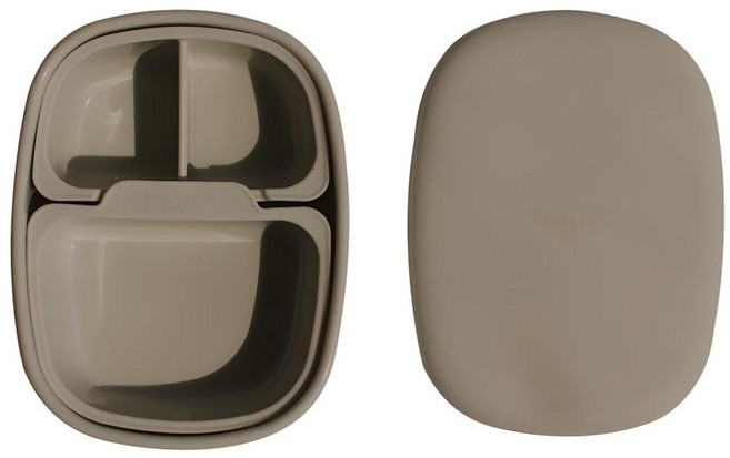 실리샵 국산 플래티넘 실리콘 도시락통 전자레인지용기 500ml, 1개, 모카그레이