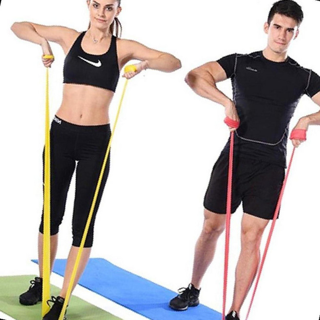 러닝발목운동밴드 저항 운동 라텍스 근력 헬스 다이어트 보조 무릎 보강 홈트, 블루2단계, 1개