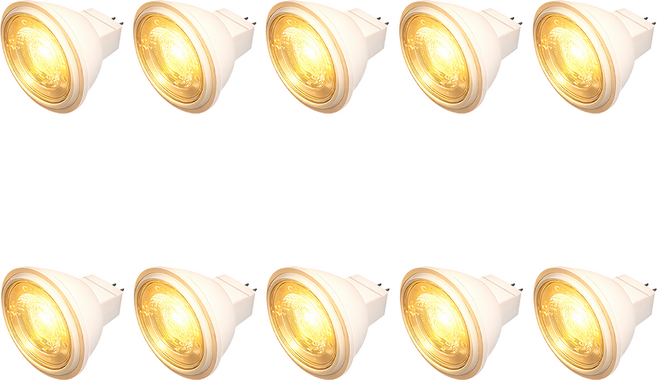 룩스램 MR11 LED 4W 12V GU4 핀 할로겐 Osram 44888 대체 전구 스팟램프 쇼케이스 진열장 조명 플리커프리, 10개, 전구색