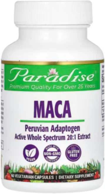 파라다이스 허브 마카 베지 캡슐 60정, 1개 - 쿠팡