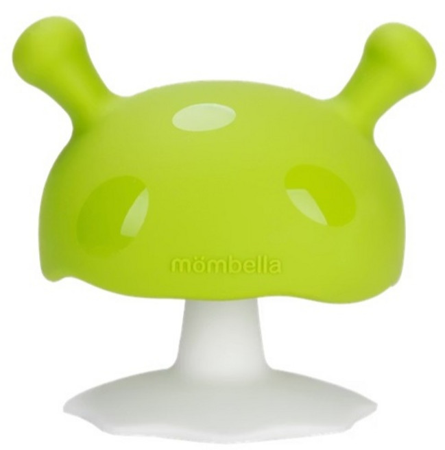 mombella 啾比小蘑菇固齒器, 綠色, 1個