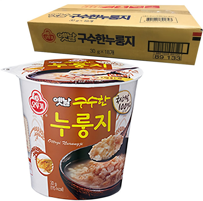 오뚜기옛날 구수한 누룽지, 30g, 18개