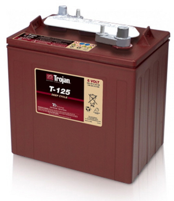 Trojan Battery T125 PLUS 6V 240AH 트로잔 배터리 딥싸이클 골프카트 고소작업대 전동지게차, 1개, 1개입