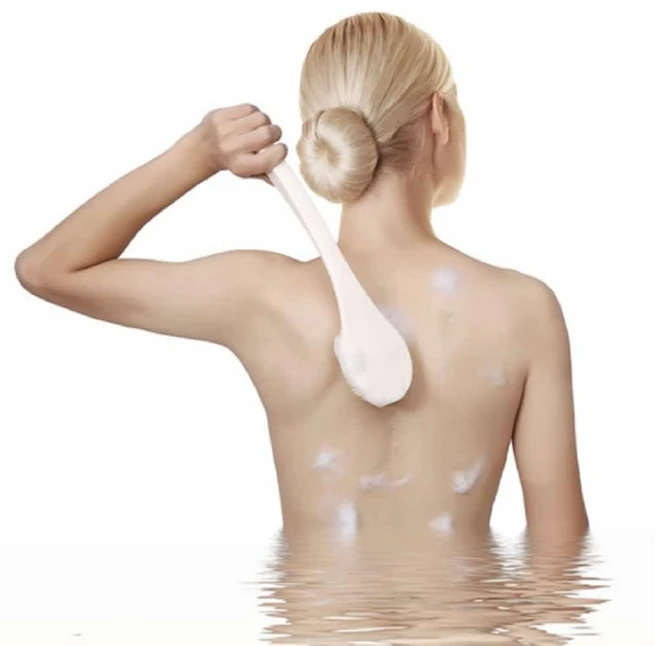 샤워브러쉬 솔브러쉬 바디 샤워브러시 바디솔 상쾌한 목욕 타올 긴손잡이 등드름 - 쿠팡