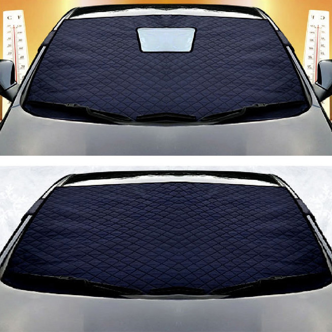 제네시스 G80 전용 맞춤형 앞유리커버 블랙박스오픈형 방수코팅 사계절 자외선차단 성에방지 실외주차장, 1개