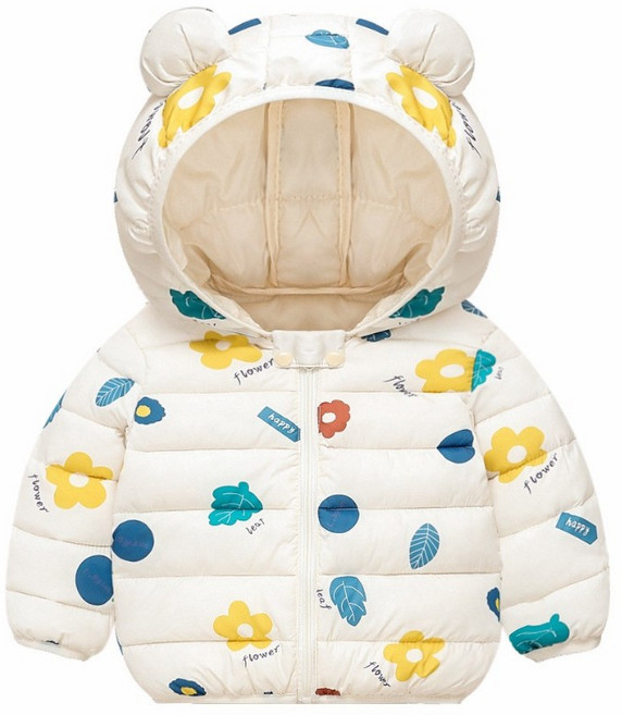 萱寶媽咪 兒童羽絨棉外套 耳朵連帽防風保暖秋冬款