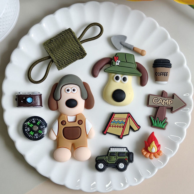 BEST 10종 귀여운 강아지 신발참 악세사리 세트