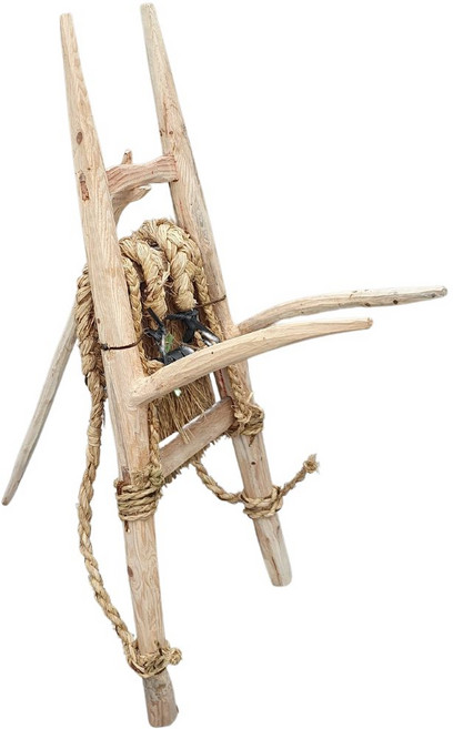 전통나무지게 어린이용/ 민속용품 전시 인테리어소품 농촌체험학습 행사축제 꽃장식