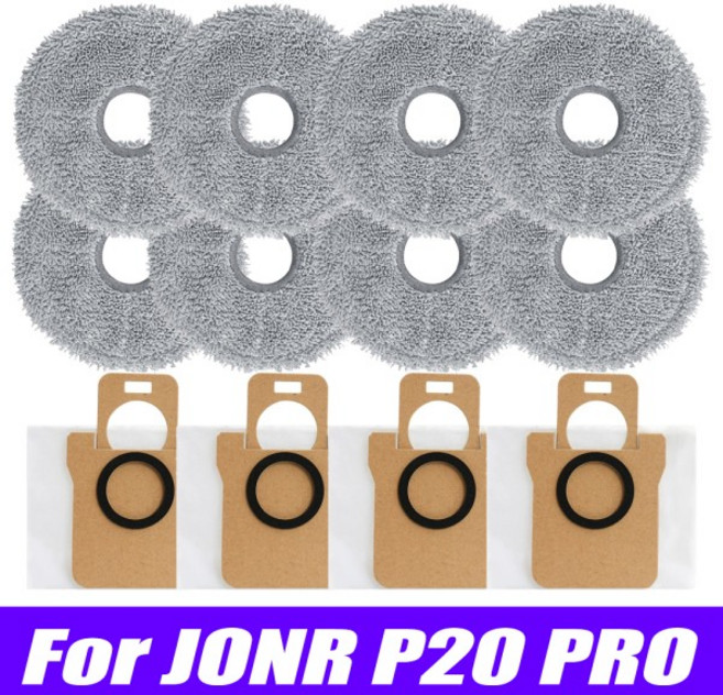 Xiaomi 로봇 X20 +/X20 Plus 용 10PCS JONR P20 PRO 교체 액세서리 먼지 봉투 6PCS 8PCS, 05 6pcs