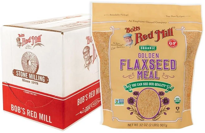 Bob's Red Mill 유기농 골든 아마씨 식사 907g (4팩) - 쿠팡