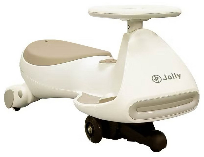 Jolly 電動音樂扭扭車, 奶茶色, 1個
