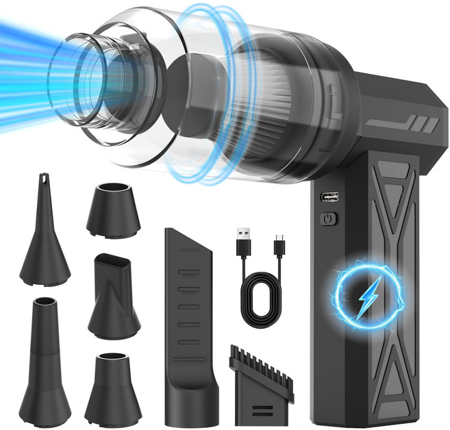 P70 4단계 터보 제트 블로워 무선 에어건 초고속 130 000RPM LED 조명 & 배터리 잔량 표시 휴대용 포켓 사이즈 캠핑/자동차 세차/청소용, AC2506P70pro