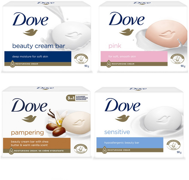 도브 뷰티크림바2 센서티브바2 뷰티바핑크2 시어버터2 90g 8개