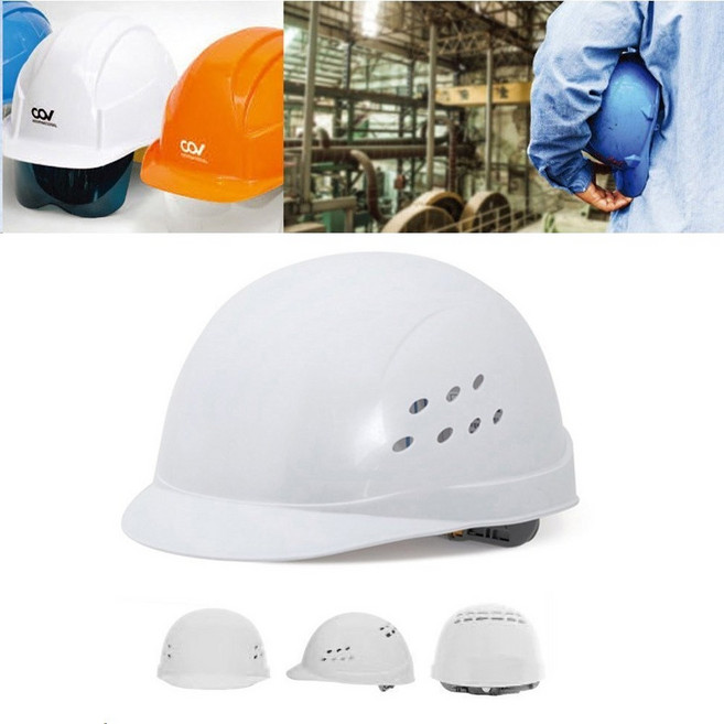 골든트리 코브 백색 경작업용 안전모 경작업모 공사장 경량 안전헬멧, 1세트