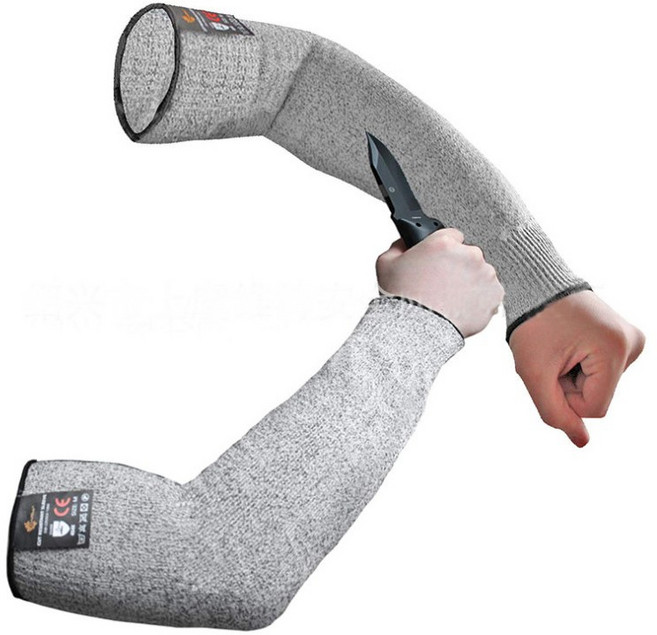 공사현장 절단 베임방지 안전 팔토시 2P 부상예방 찔림방지 튼튼한 공사장, 1세트