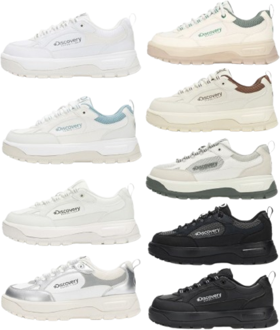 [국내매장상품] DISCOVERY 디스커버리 익스페디션 어글리 컵솔 스니커즈 브릭