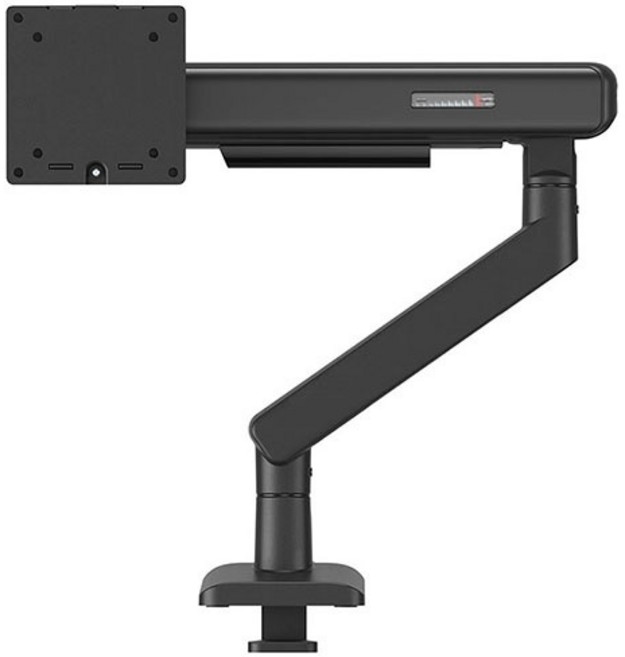 MSS2 이지밸런스 싱글 모니터 거치대 모니터암 스탠드, 블랙, 1개