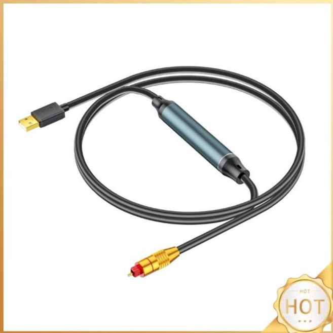 1.5m USB-광학 사운드 어댑터 USB-광 오디오 어댑터 USB-컴퓨터 노트북 PC 용 SPDIF 디지털 변환기, 01 CHINA, 1개