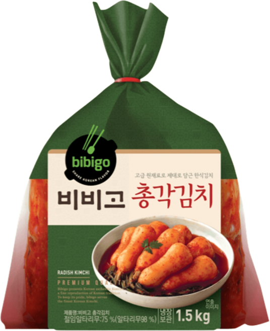 비비고 총각김치 1.5kg, 4개