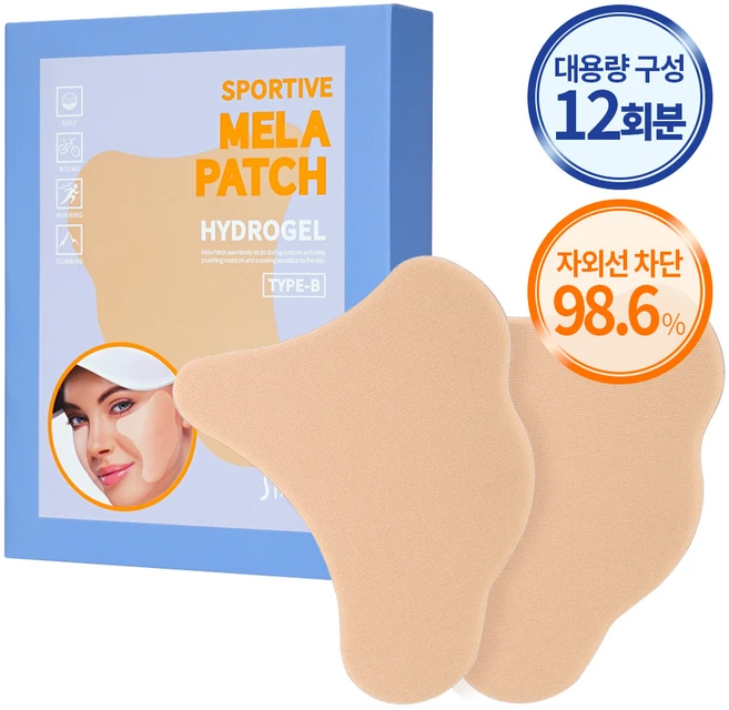 션리 스포티브 멜라패치 하이드로겔 B타입_3SET, 12개, 3g - 쿠팡