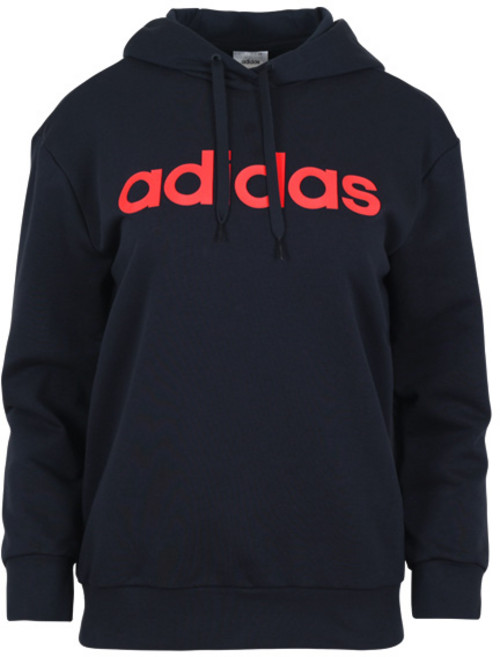 아디다스 여성 에센셜 리니어 오버후드 티셔츠 GD2909