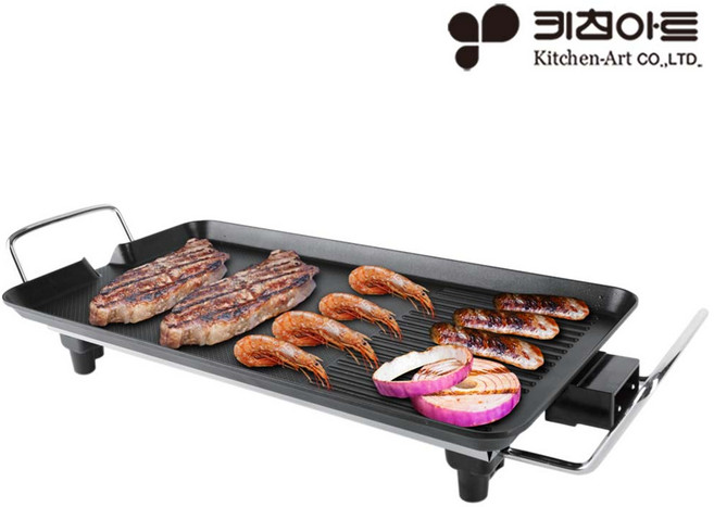 키친아트 코코 통주물 전기그릴 와이드, WG-A15XH