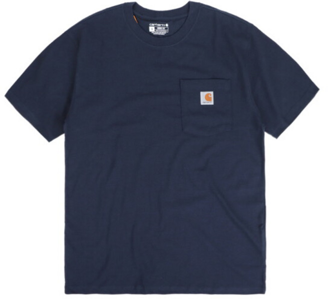 칼하트 포켓 반팔티 네이비 반팔 K87-NVY