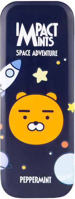 임팩트 민트 카카오프렌즈 캔디 라이언 페퍼민트 무설탕 사탕 1개, 14g