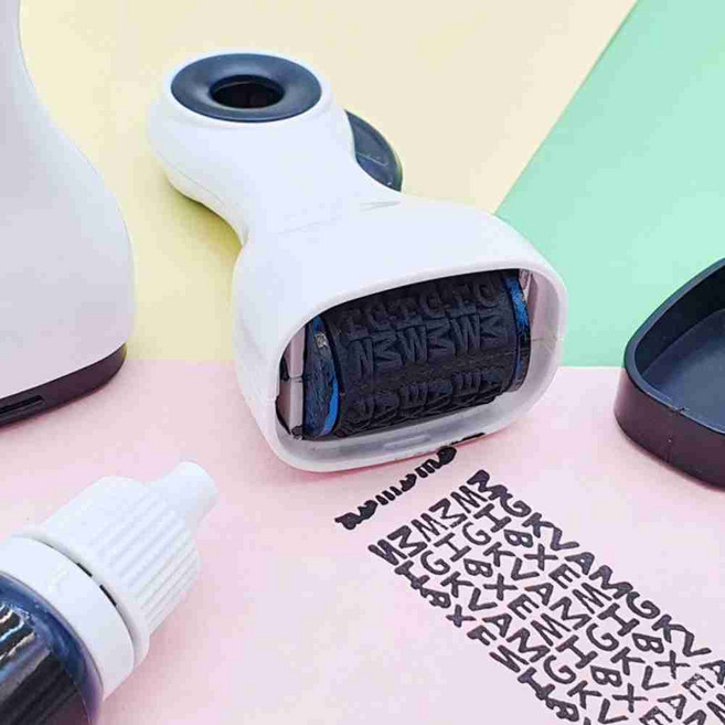 개인정보 보호 언박싱 스탬프 영수증스탬프