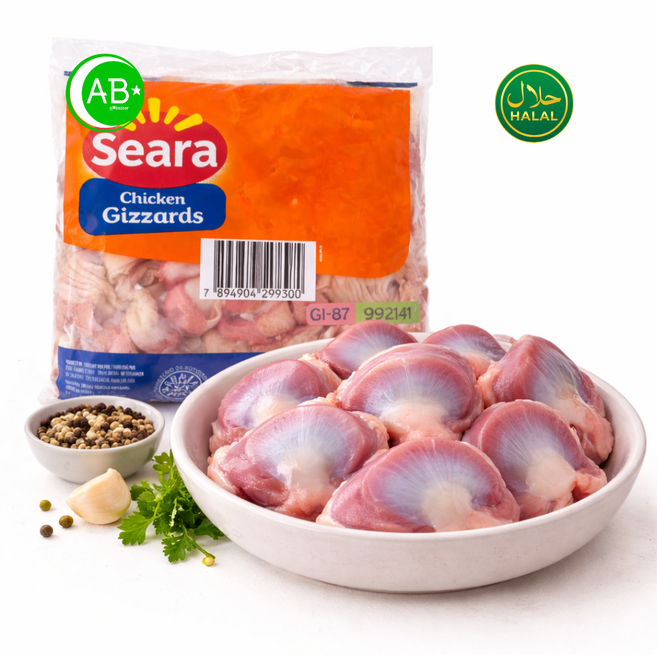 Seara Halal Chicken Gizzards 씨에라 할랄 닭근위, 1개, 1kg