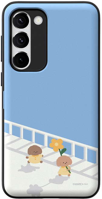 별다섯 멍글몽글 자석 카드 케이스 2장 수납 갤럭시시리즈