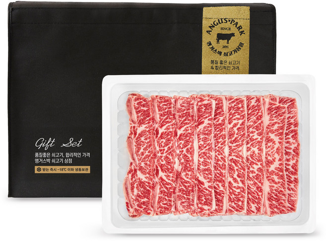 [정육대왕] 1.5Kg 호주 청정우 678 LA꽃갈비 선물세트 선물포장, 1세트