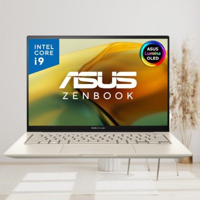 에이수스 2023 젠북 14X OLED 코어i9 인텔 13세대, 샌드스톤 베이지, 512GB, 16GB, Free DOS, UX3404VA-M9159