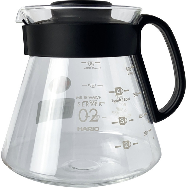 HARIO XVD-60B 耐熱玻璃, 600ml, 1個, V60經典咖啡壺