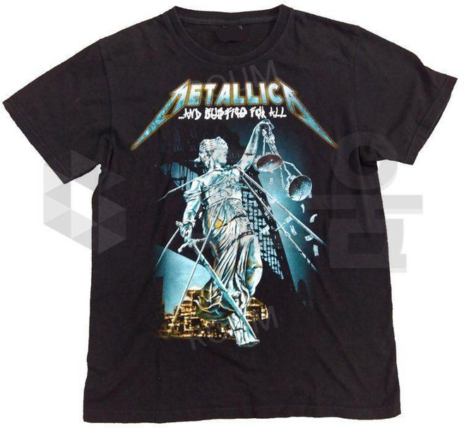 Metallica 메탈리카 킹 오브 록 반소매 여름 티셔츠 유니섹스 순면 프린트 반팔티