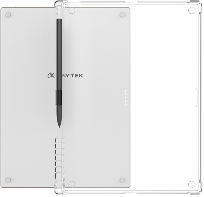 iFlytek AINote 2 10.65인치 전자책 리더기용 보호 케이스 투명 TPU 소프트 커버 4코너 충격 방지 에어백 및 펜 슬롯 포함, Clear, 1개