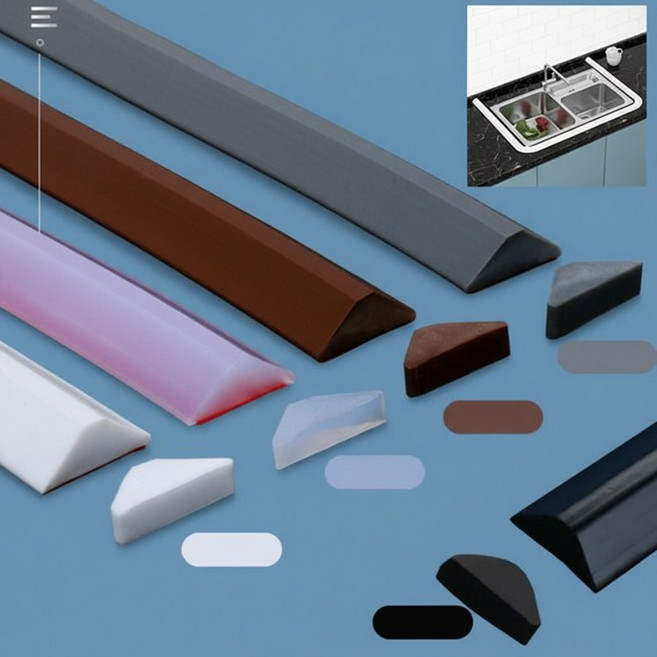 키밍 2M 실리콘 물막이 욕실 물튀김방지 화장실, 화이트