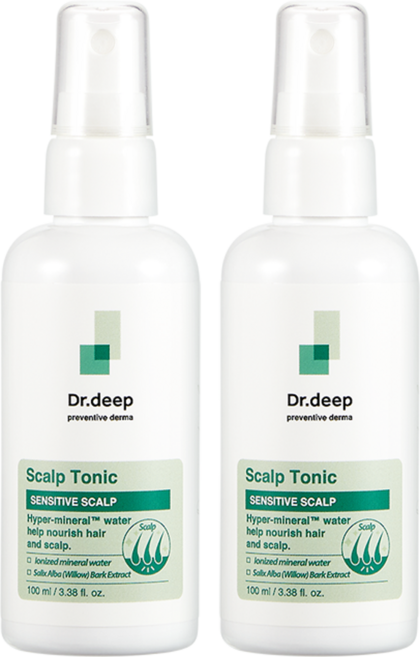 닥터딥 미네랄 두피 토닉, 100ml, 2개