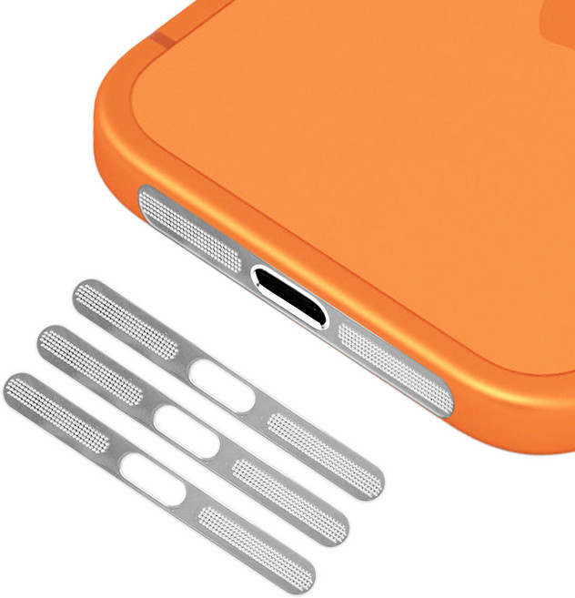 마이크 스피커 일체형 메탈 방진 스티커