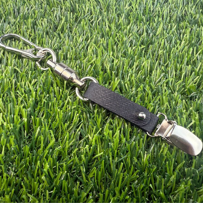 윈스튜디오 강력 자석 가죽 퍼터키퍼 홀더 집게, 1개, 블랙