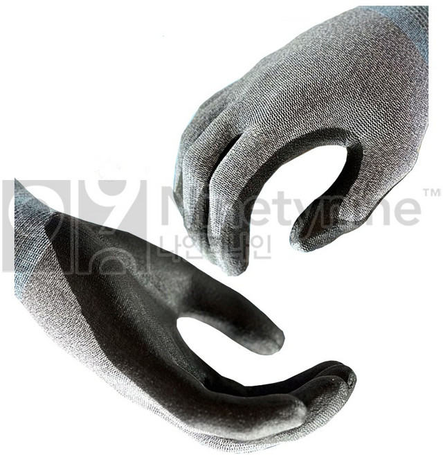 ICM 오토그립 200 터치-S 2개 스마트용품 터치 NBR 폼 코팅 논슬립 물류 안전 장갑 작업용