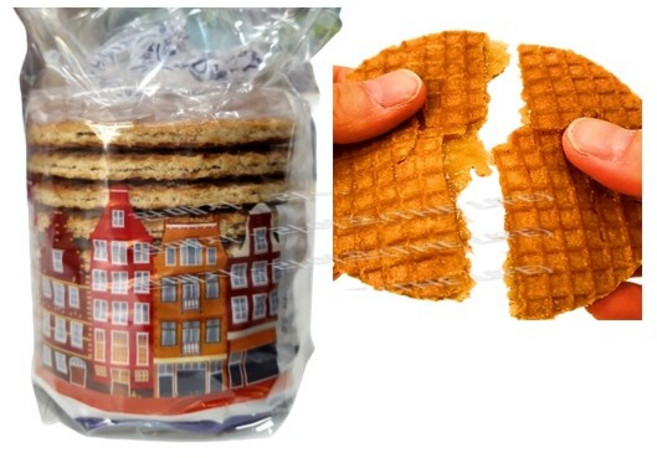 코스트코 네덜란드 오리지널 스트룹와플 / 캬라멜 와플 / 낱개 판매 - 1봉(31.5gX10개) / 대용량 1 260g - 1박스(31.5g X 40개) + 미니손거울 증정, 31.5g, 10개