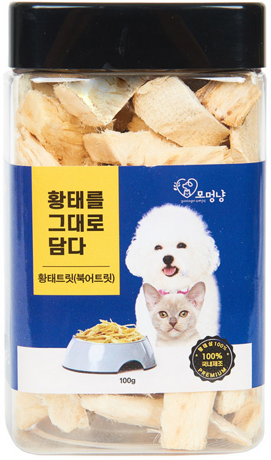 무염 애견 강아지 황태트릿100g 황태를 그대로 담다 수제 간식, 100g, 1개, 황태트릿