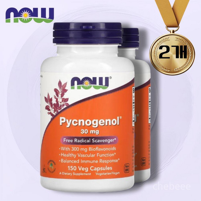 나우푸드 피크노제놀 30mg 베지 캡슐 비건, 150정, 2개
