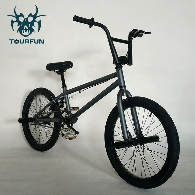입문용bmx 자전거 익스트림 스턴트 묘기 스포츠 경량 이색 묘기용 일반형 초보자 로드자전거, 1개, 1cm, 그레이