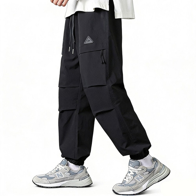 차쿠 남성 조거팬츠 조거바지 일자핏 와이드 캐주얼 기모바지 (봄 가을 겨울 기모)