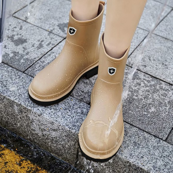엠피가드 여성 논슬립 패션 키높이 숏 레인부츠 여름 방수화 여자장화
