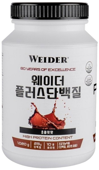 웨이더 플러스 단백질 1020g초콜릿맛, 1개, 1.02kg