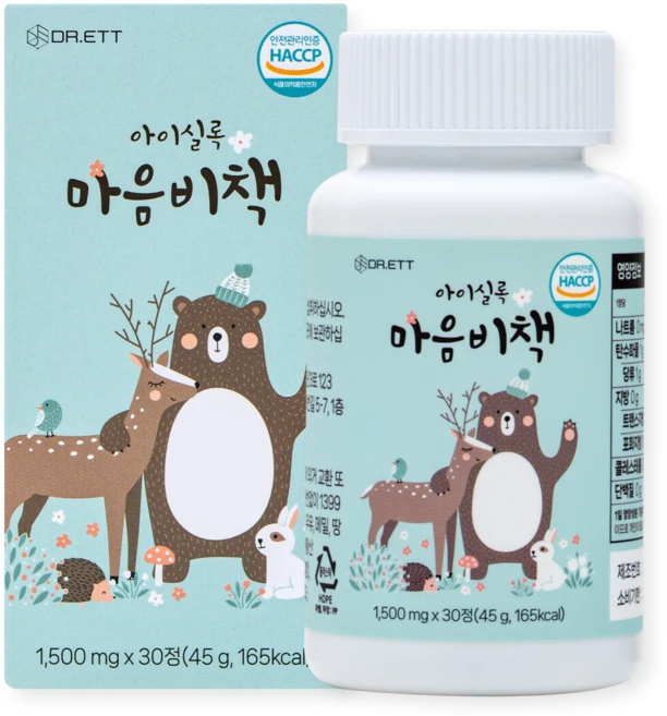 아이실록 마음비책 어린이 유아 키즈 세인트존스워트 테아닌 트립토판 세로토닌, 30정, 1개 - 쿠팡